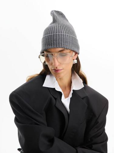 Шапка Bernard, серый меланж фото 7 Шапка Bernard, серый меланж фото 7