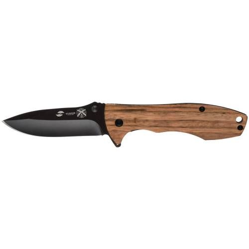 Складной нож Stinger 632ZW, эбеновое дерево фото 2