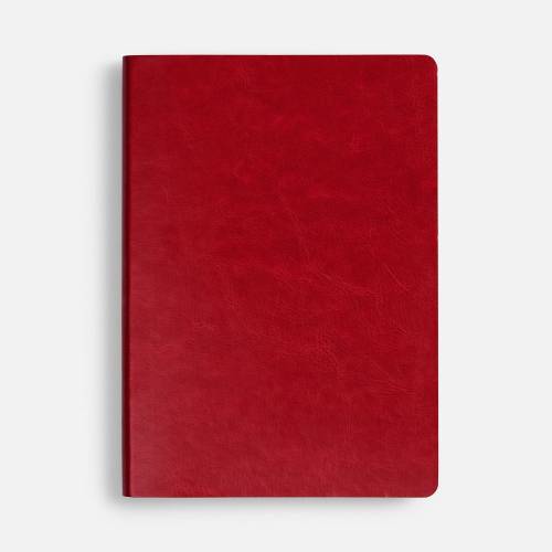 Ежедневник Nebraska Flex, недатированный, красный с серебристым фото 5