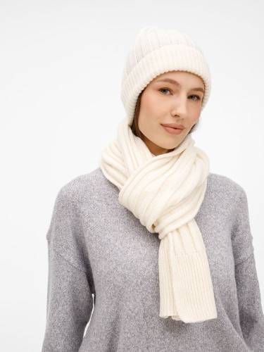 Шарф Bellish, белый (ванильный) фото 8 Шарф Bellish, белый (ванильный) фото 8